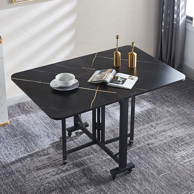 Multifunctional Folding Dining Table - Removable, Extendable, and Stylish Home Furniture