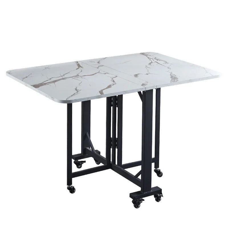 Multifunctional Folding Dining Table - Removable, Extendable, and Stylish Home Furniture